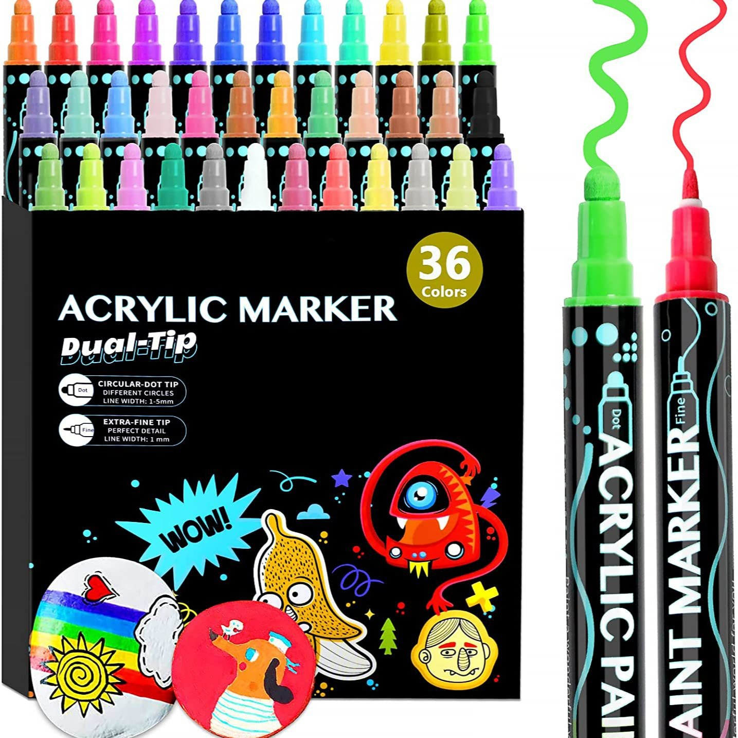 Copic Marker Classic - Markery akrylowe dwustronne 12/24/36/26/48/60 kolorów do