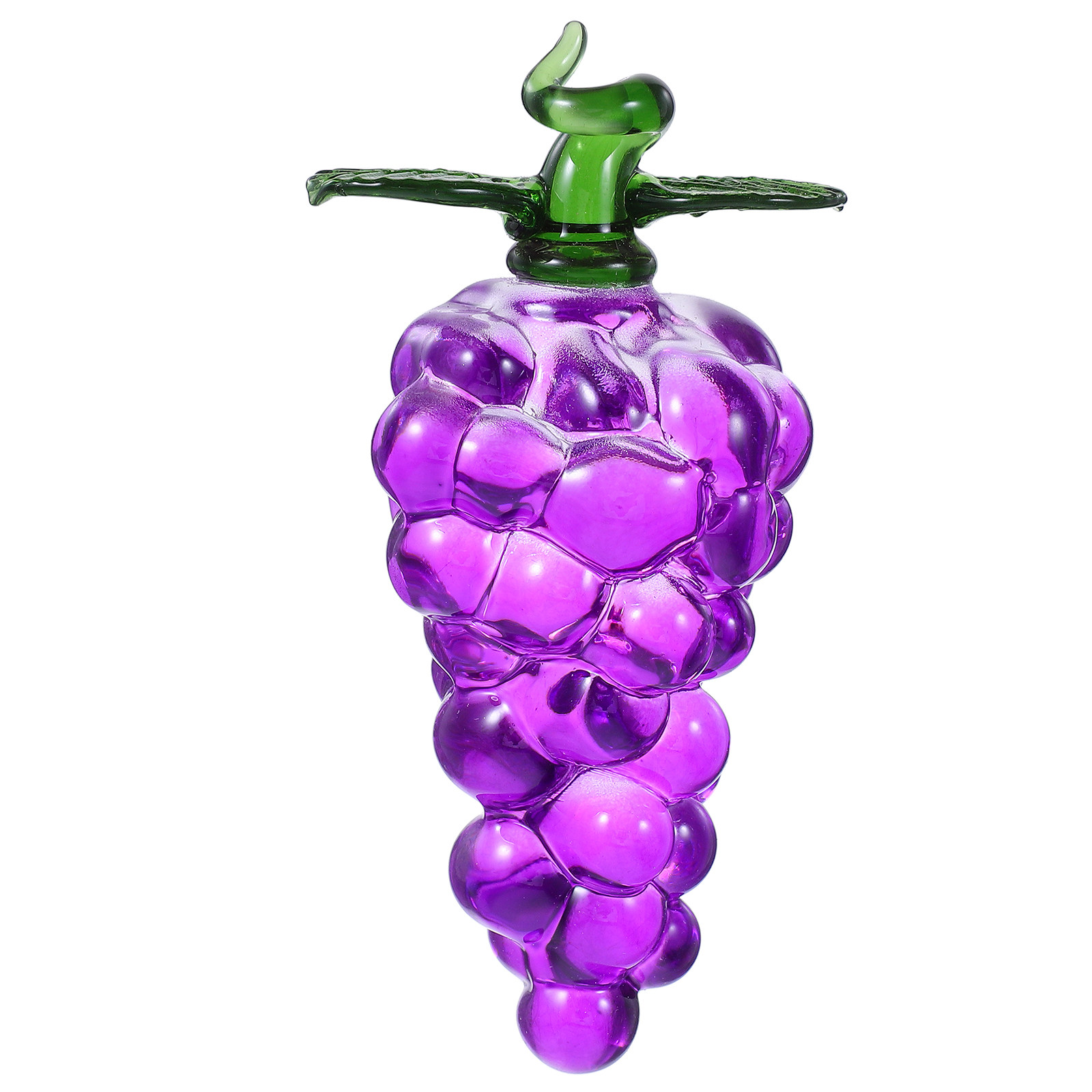 Paper Weight Crystal - Kryształowa Rzeźba Sztucznego Owocu Winogrona Realistyczne