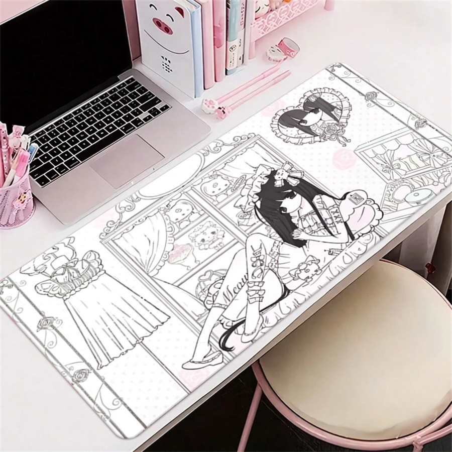 Leather Desk Pad - Podkładka pod mysz w stylu anime,