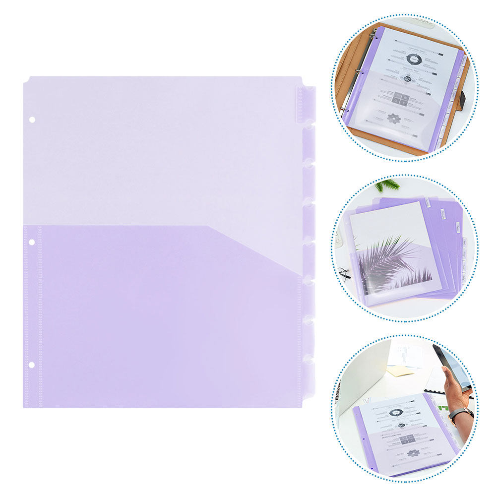 Tab Divider A4 - 2 zestawy plastikowych przekładek A4 do