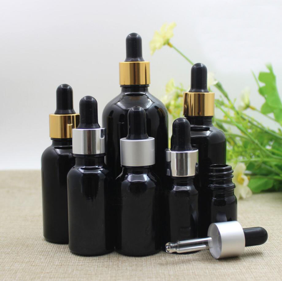 Gel Refill Pack - Butelka szklana czarna 50 ml olejek