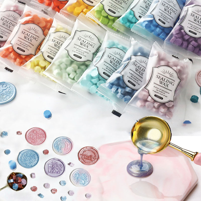 200 SZTUK Koraliki woskowe Lak – Wax Seal Stamp Set recenzja i cena