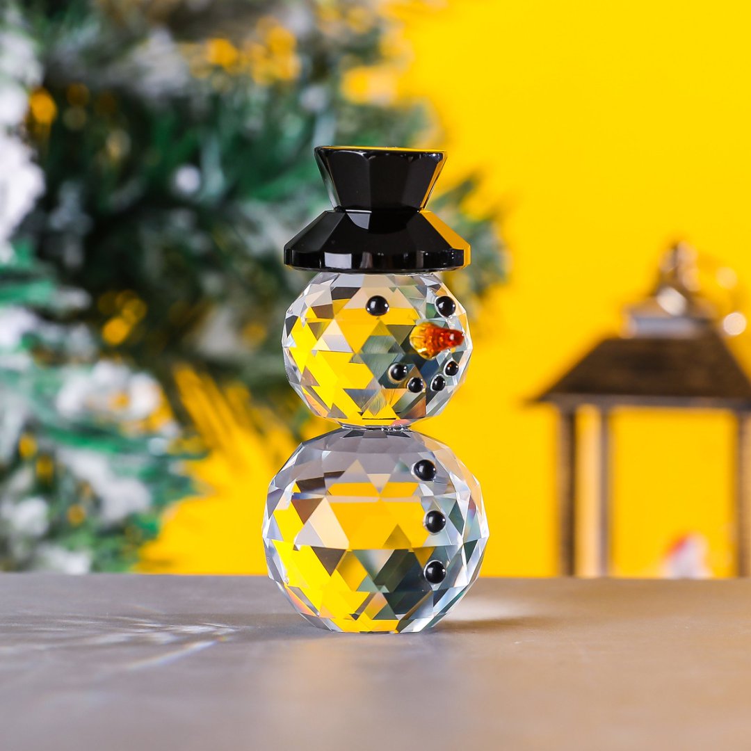 Figurki bałwana z kryształoweg – Paper Weight Crystal recenzja i cena
