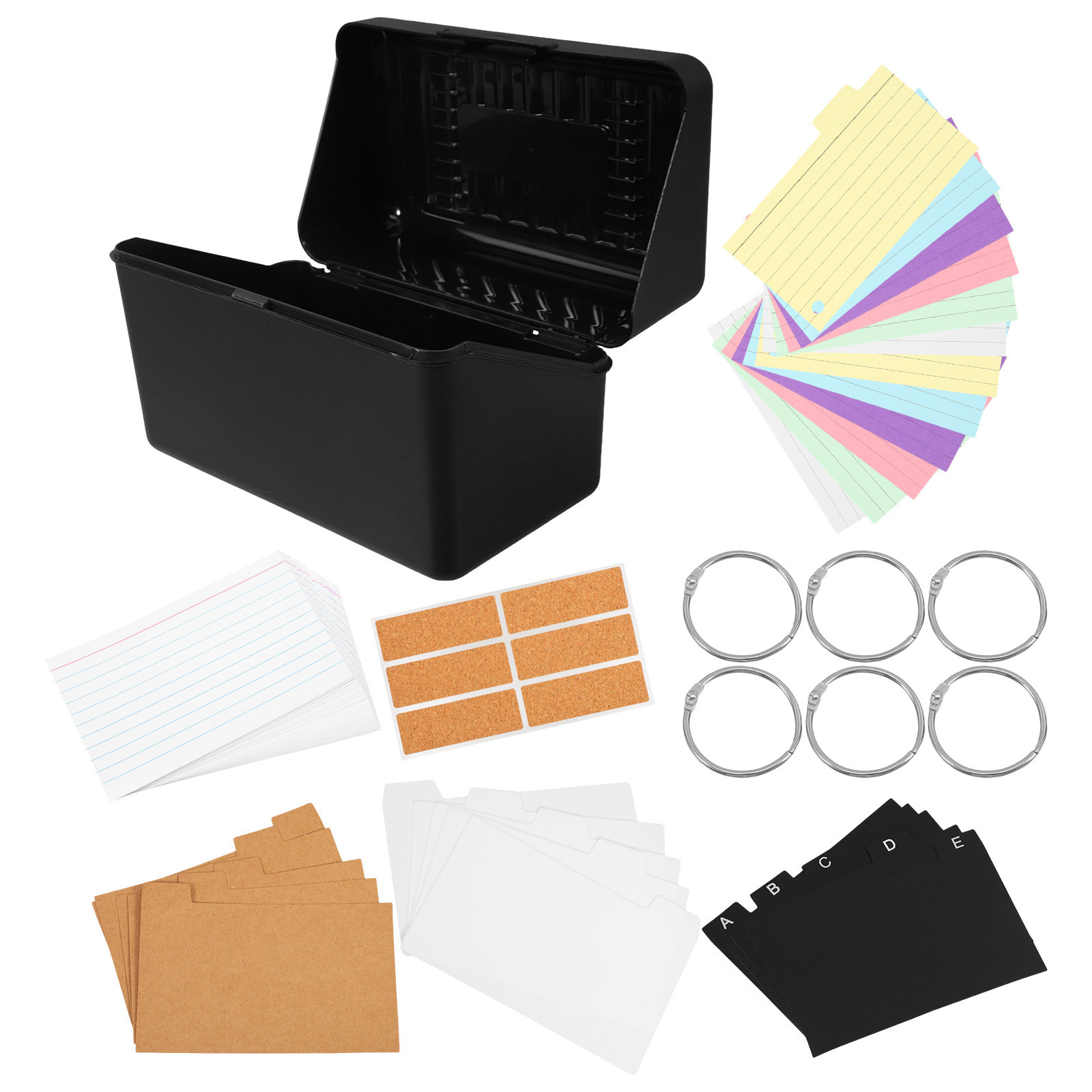 1 zestaw organizerów na karty  – Card Index Box recenzja i cena