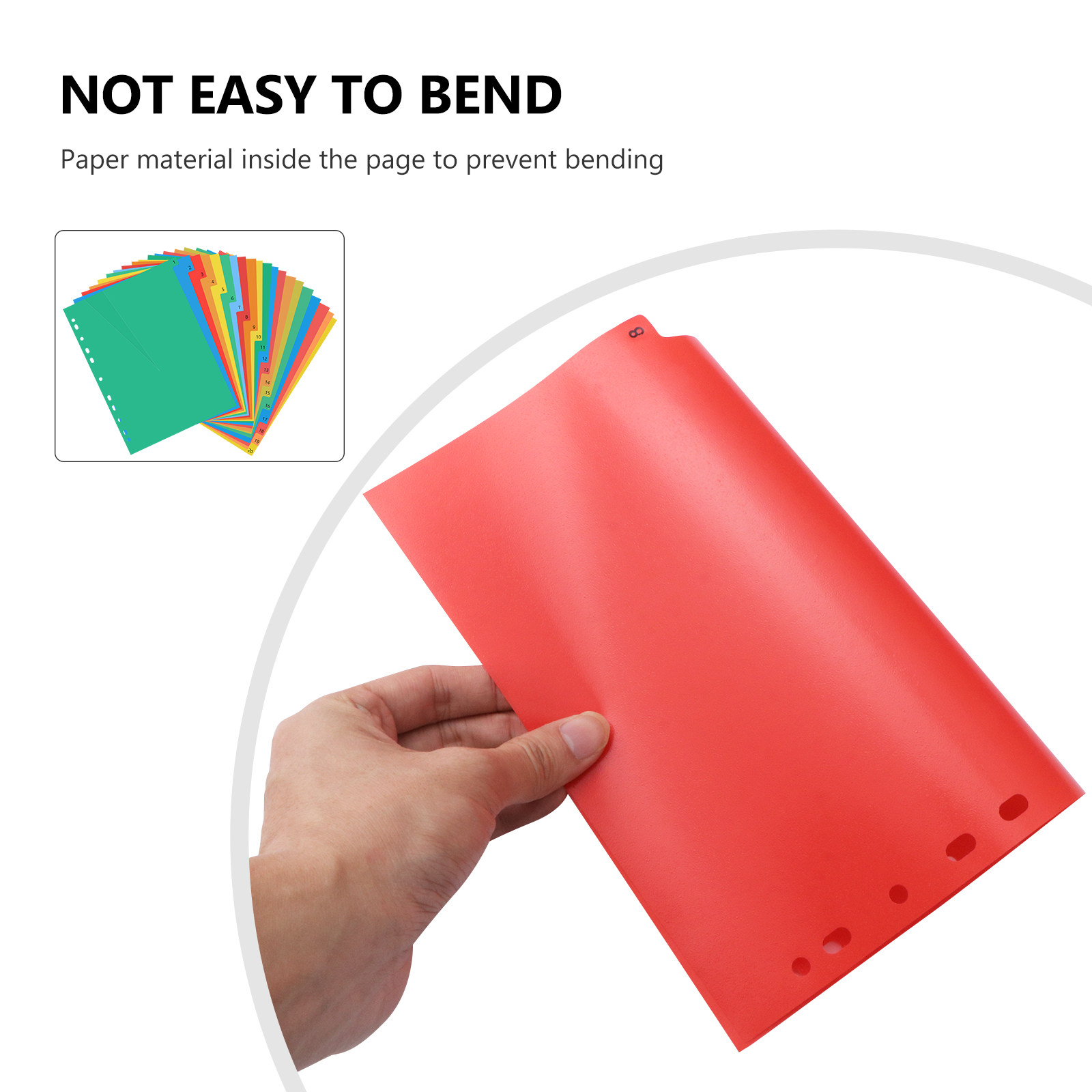 20 stron A4, kolorowe plastiko – Tab Divider A4 recenzja i cena