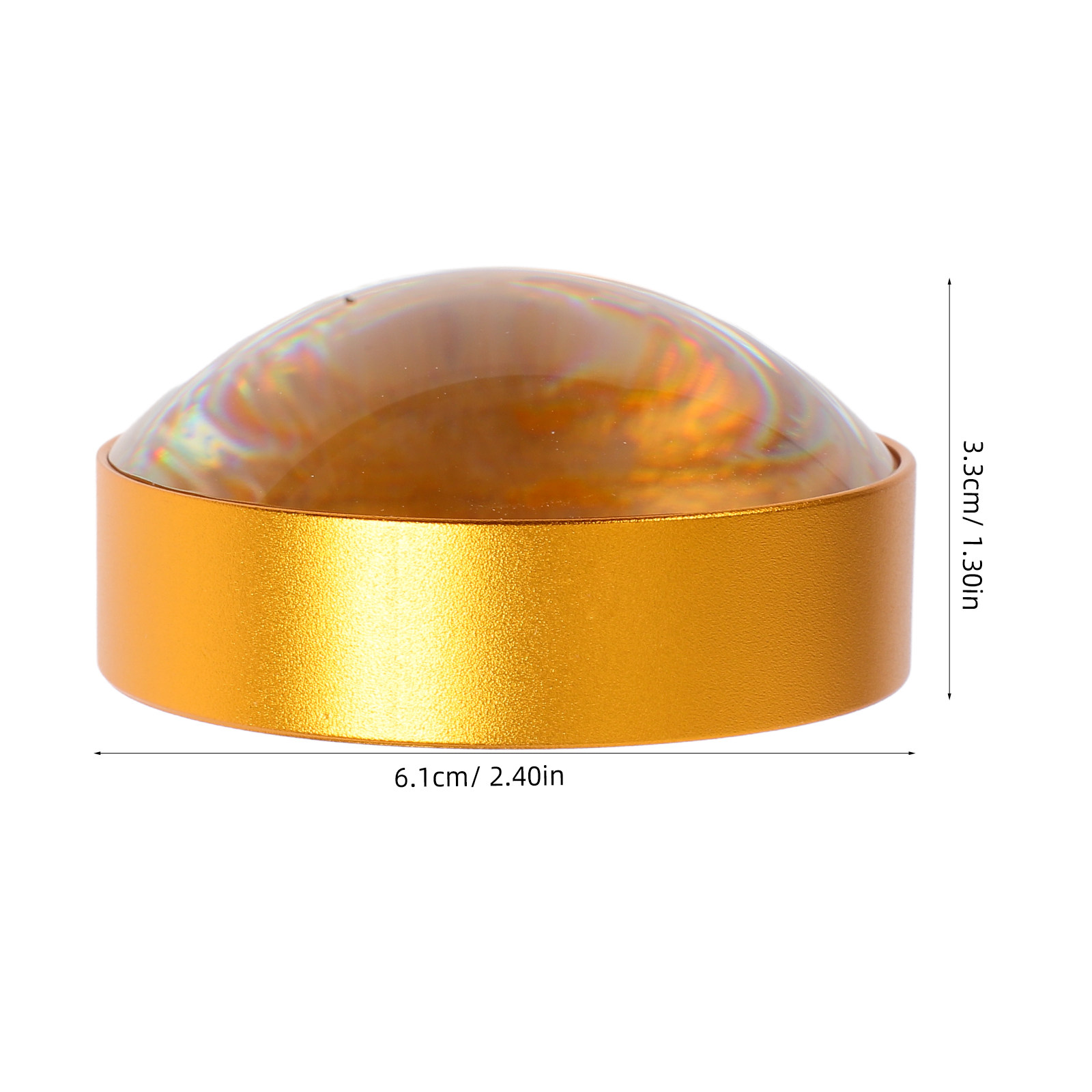 6-krotna sferyczna szklana lup – Book Weight Glass recenzja i cena