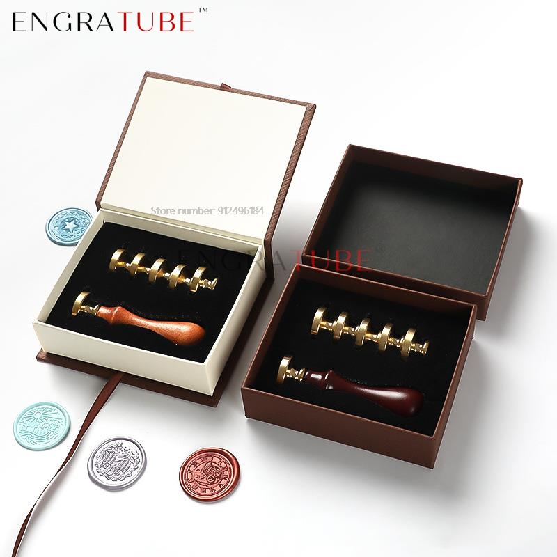 6 Miedzianych Głowic Stempli d – Wax Seal Stamp Set recenzja i cena
