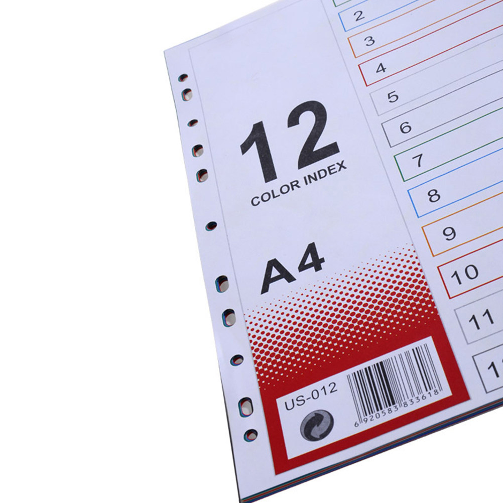 2 szt. wkładów do segregatora  – Tab Divider A4 recenzja i cena