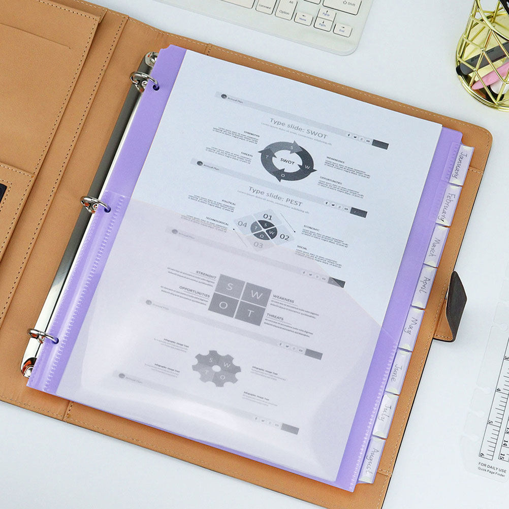 2 zestawy plastikowych przekła – Tab Divider A4 recenzja i cena