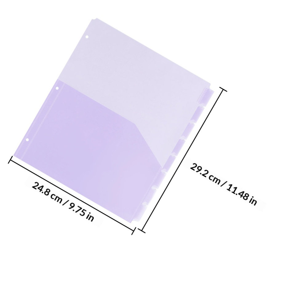 2 zestawy plastikowych przekła – Tab Divider A4 recenzja i cena