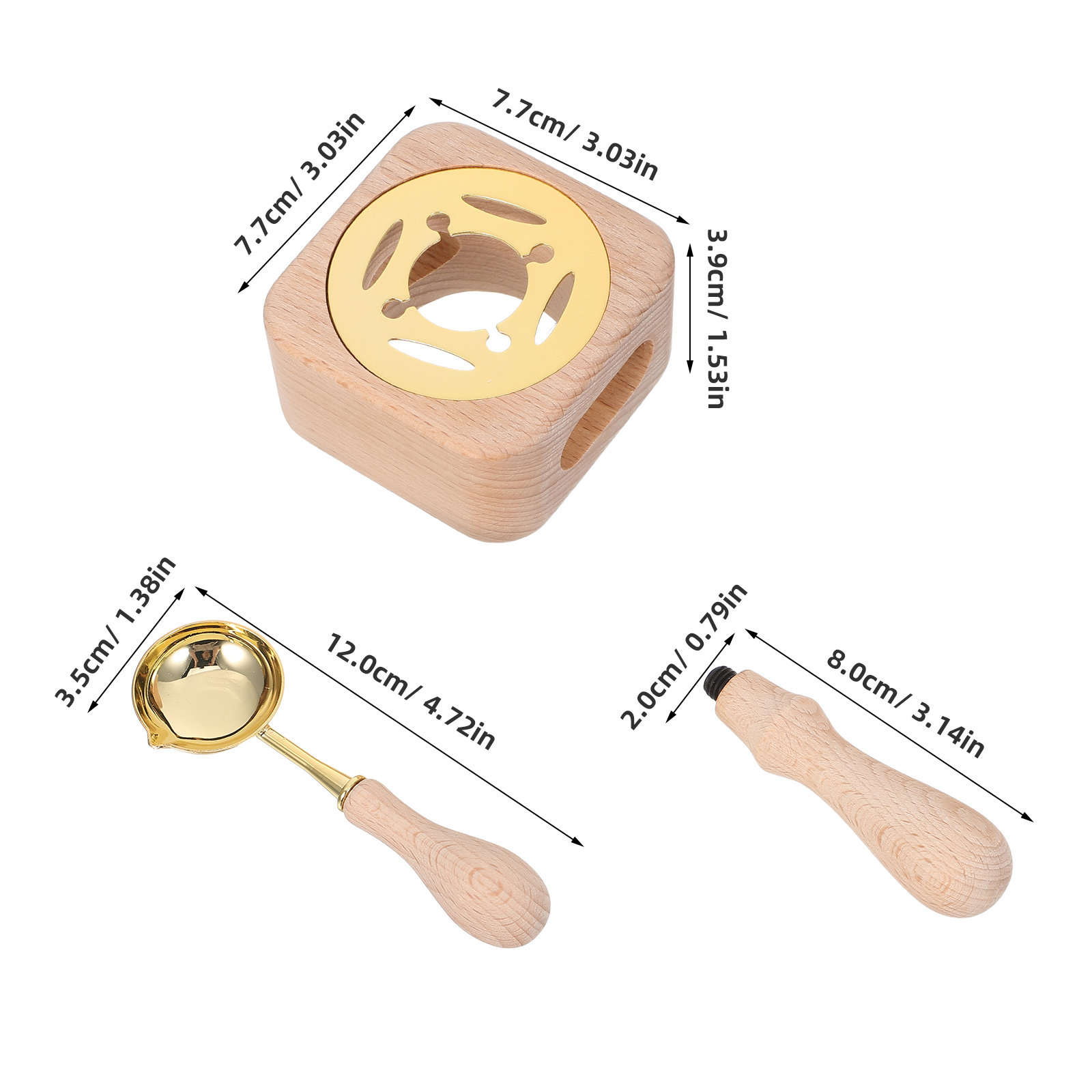 1 zestaw pieczątek do wosku, n – Wax Seal Stamp Set recenzja i cena