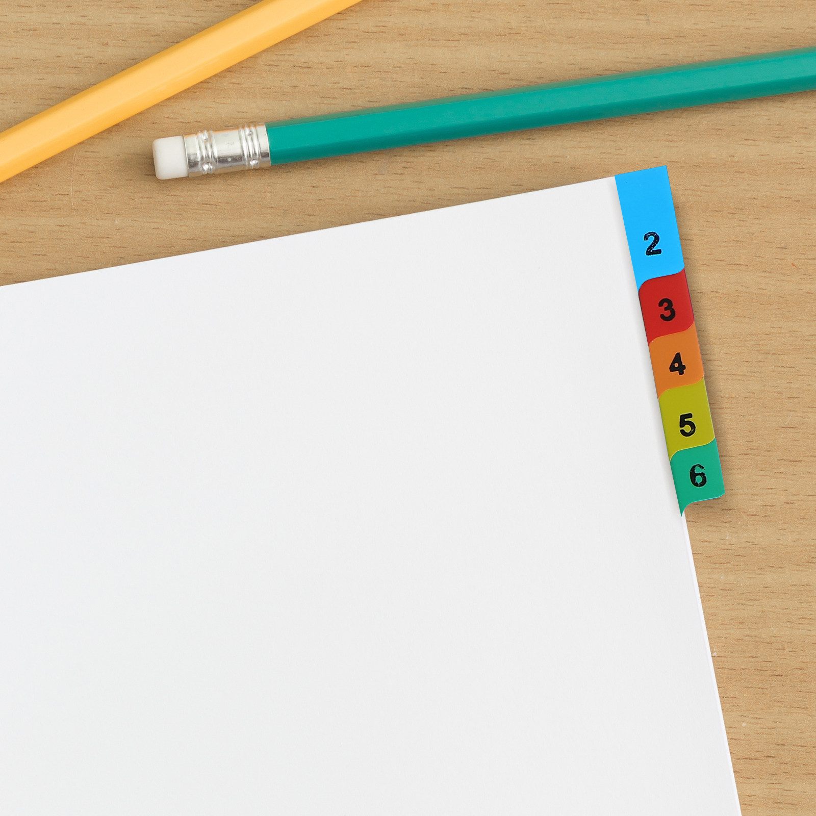 20 stron, format A4, kolorowe  – Tab Divider A4 recenzja i cena