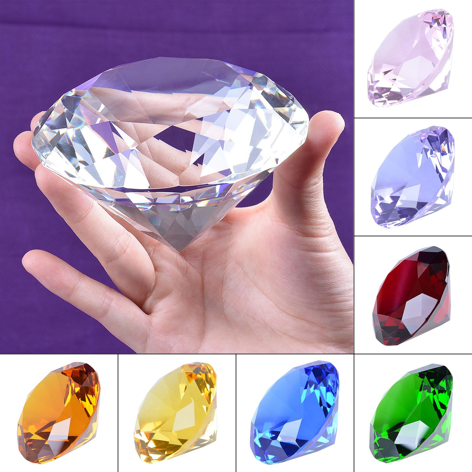 1 szt. Kryształowy przycisk do – Paper Weight Crystal recenzja i cena