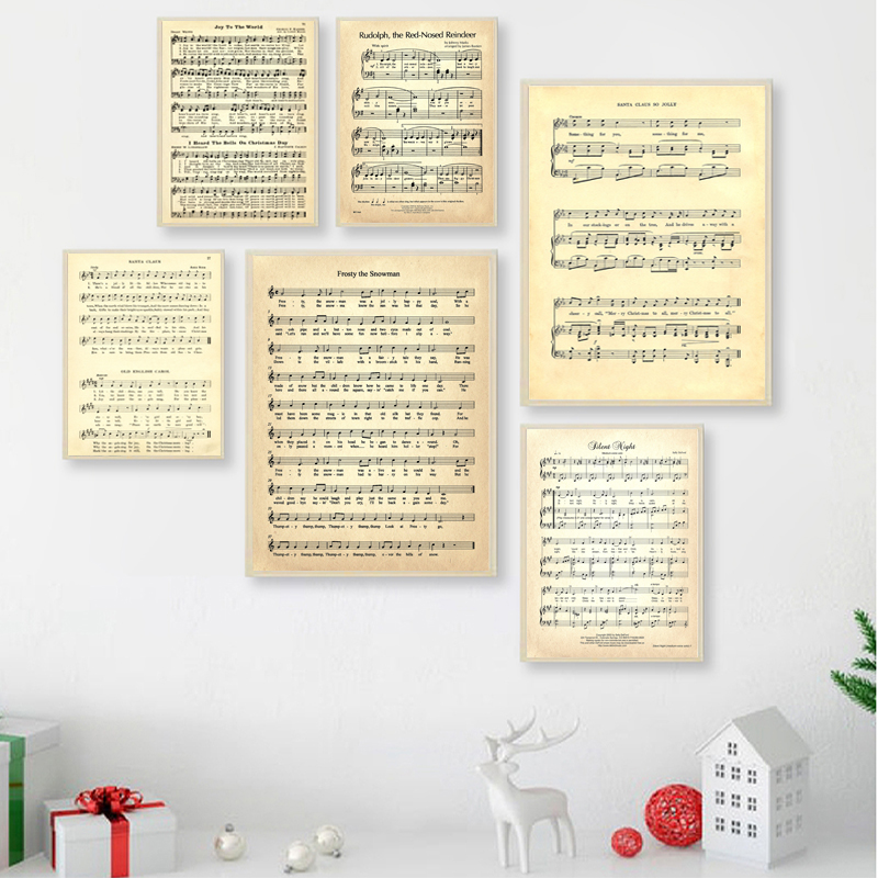 CHRISTMAS CAROLS Sheet Music P – Ink Blotter Paper recenzja i cena
